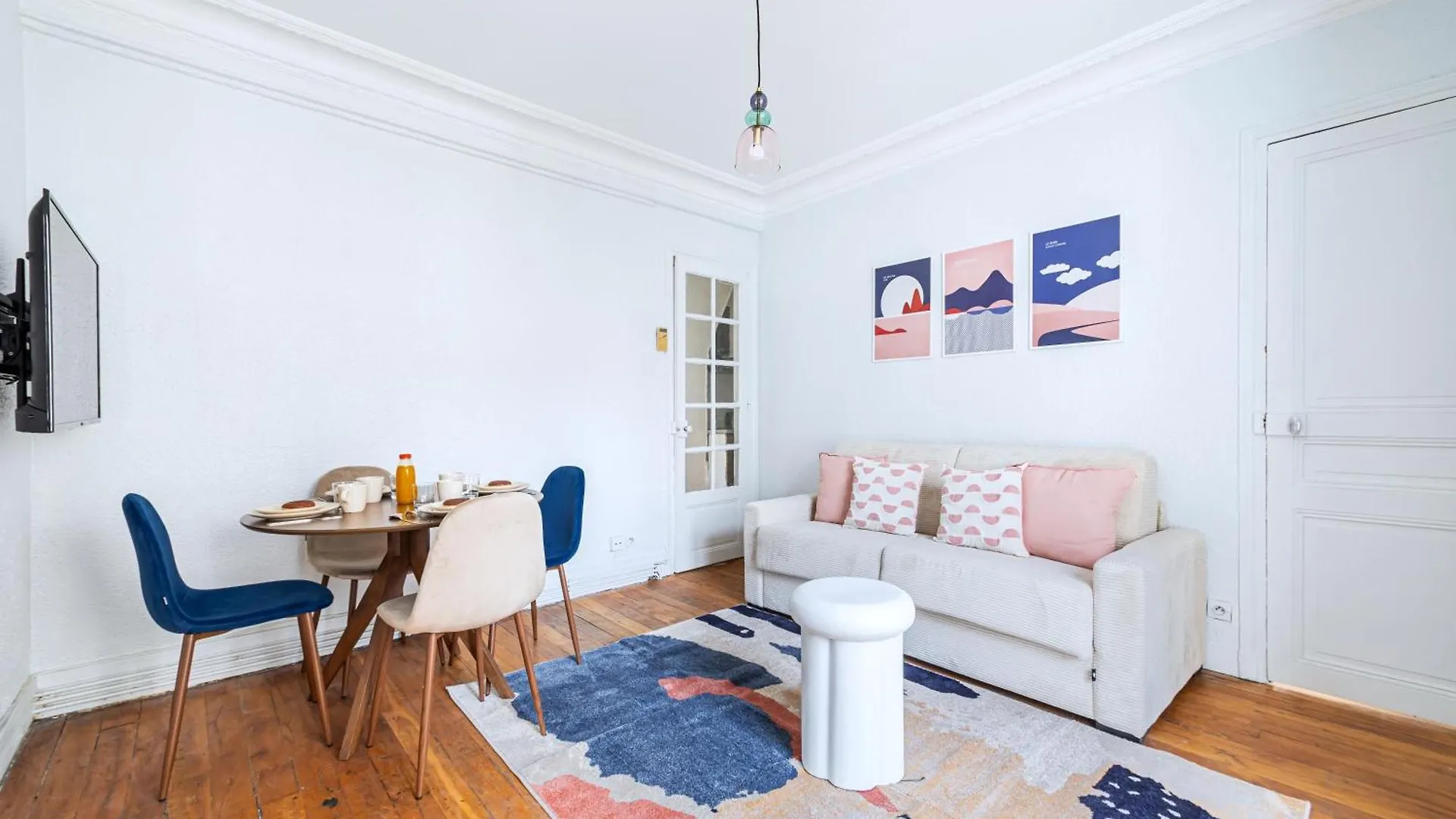 Blue And Pink Flat Next Montparnasse Apartment *