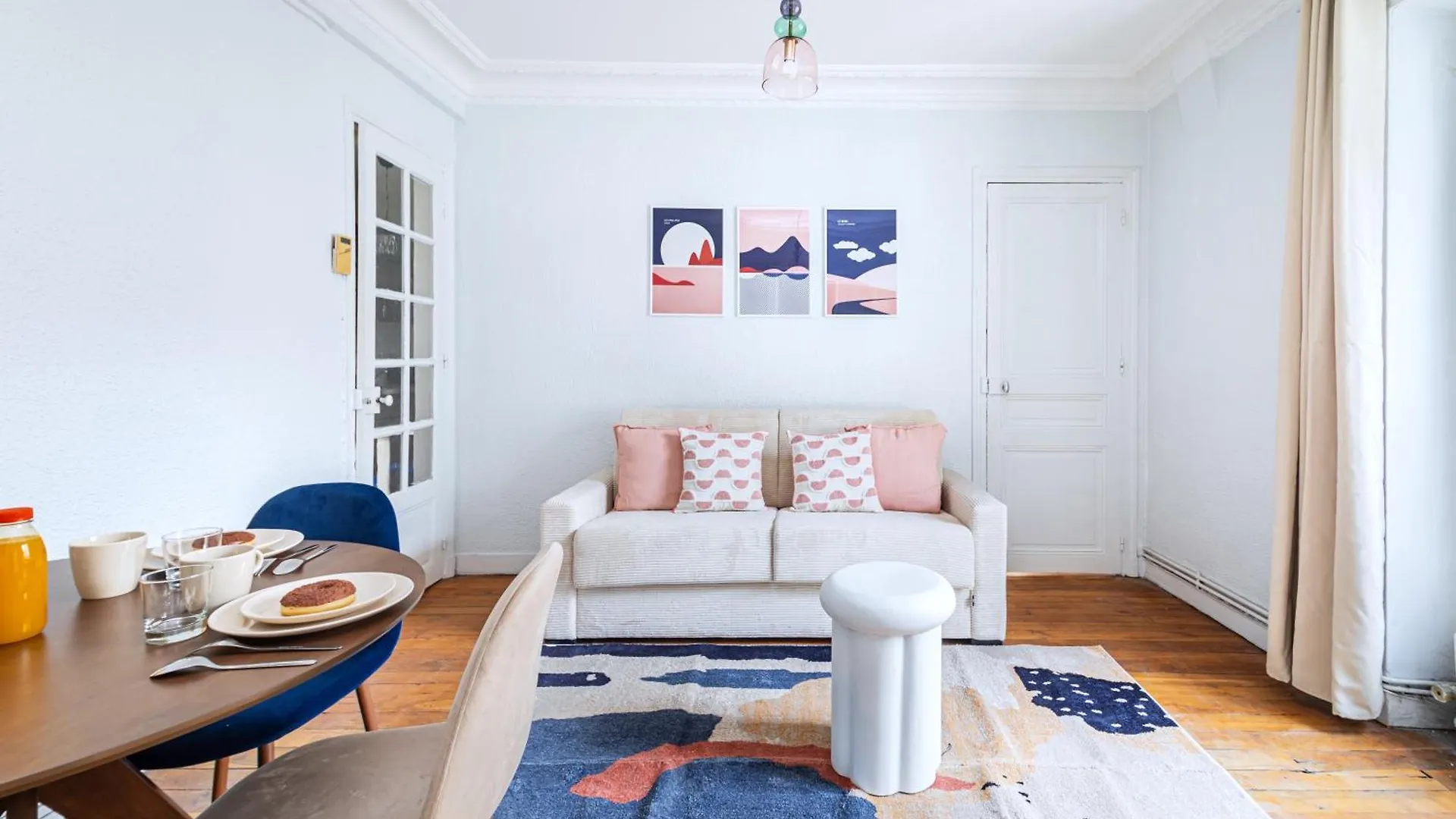 Blue And Pink Flat Next Montparnasse Apartment *